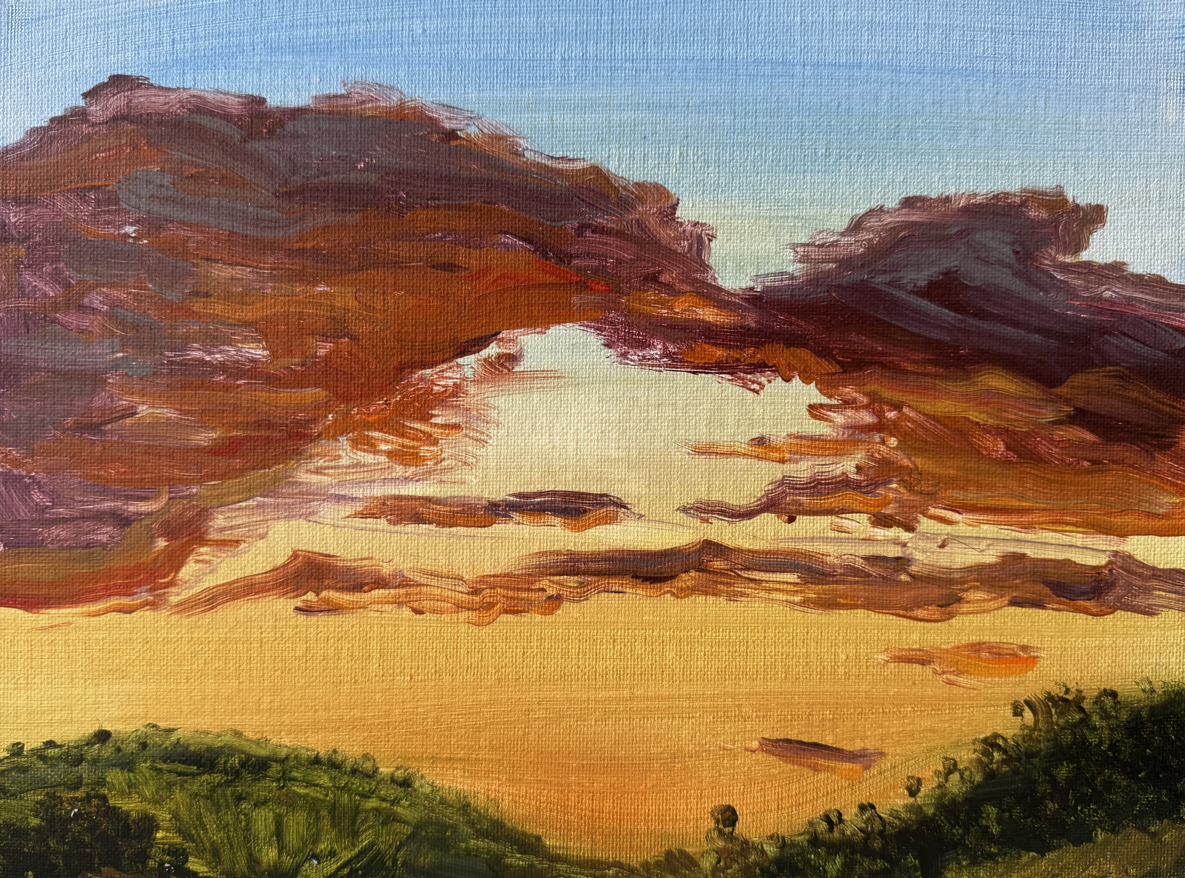 Caldera on Fire